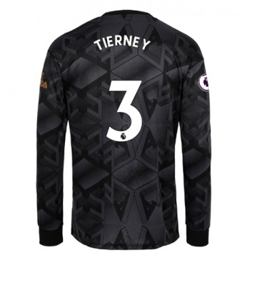 Arsenal Kieran Tierney #3 Bortedrakt 2022-23 Langermet